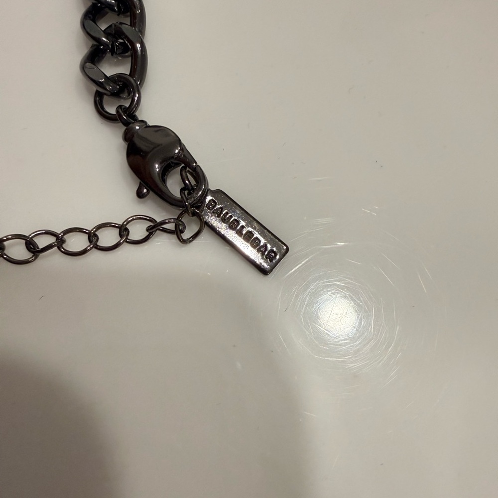 Baublebar Black And Silver Statement Necklace - image 5